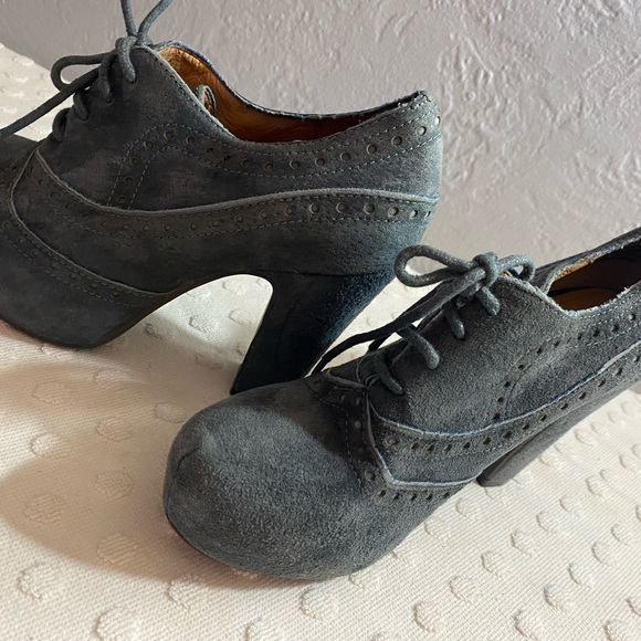 MIZ MOOZ Lance Brown Suede Heeled Booties - Picture 8 of 16